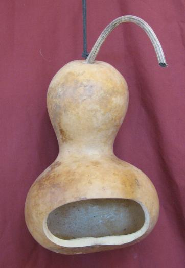 gourd birdfeeder