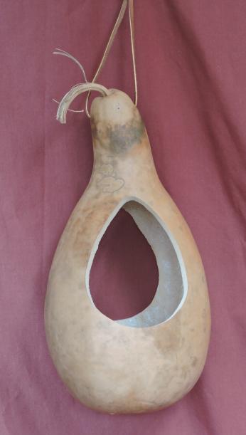 gourd birdfeeder