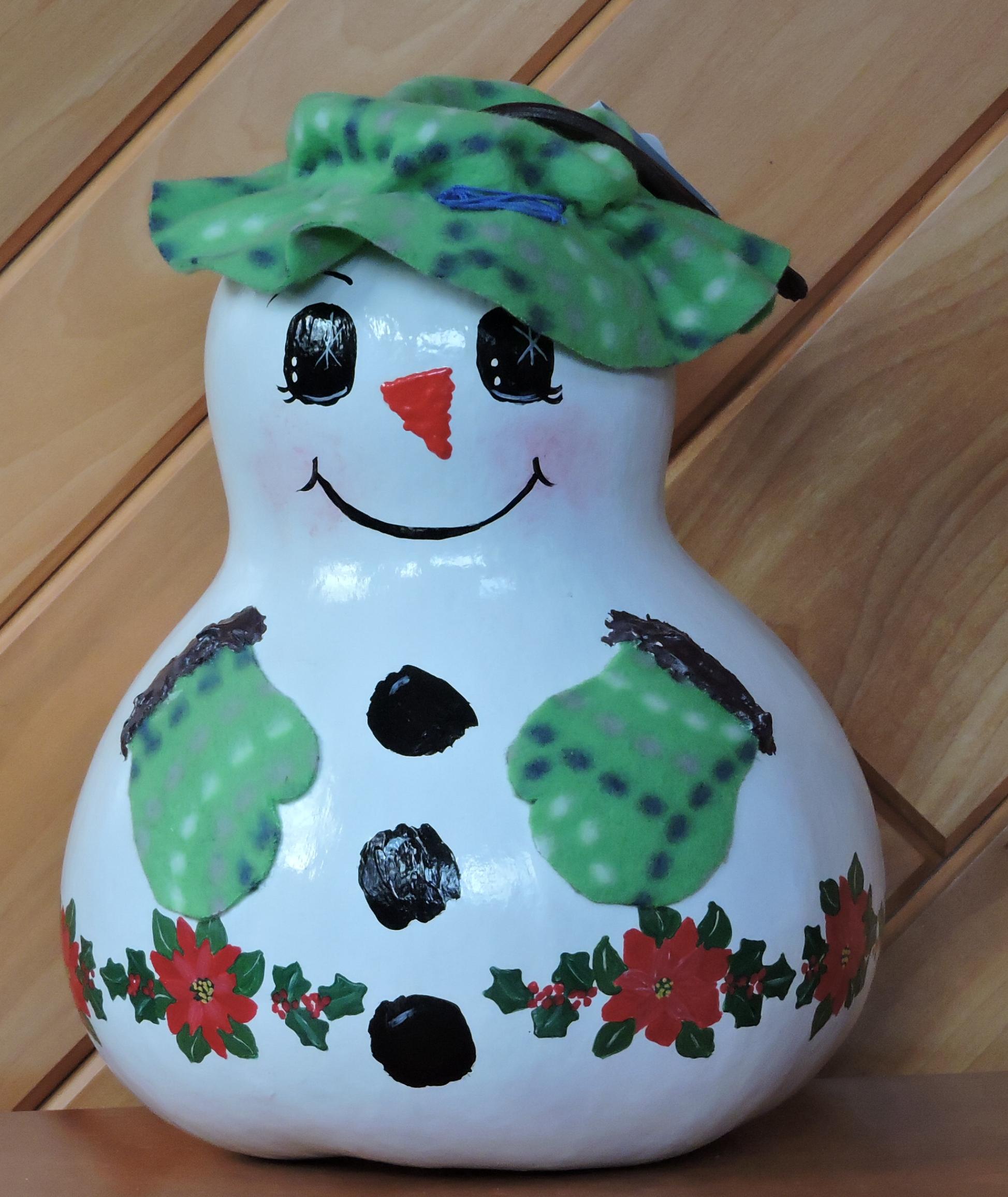Snowman gourd